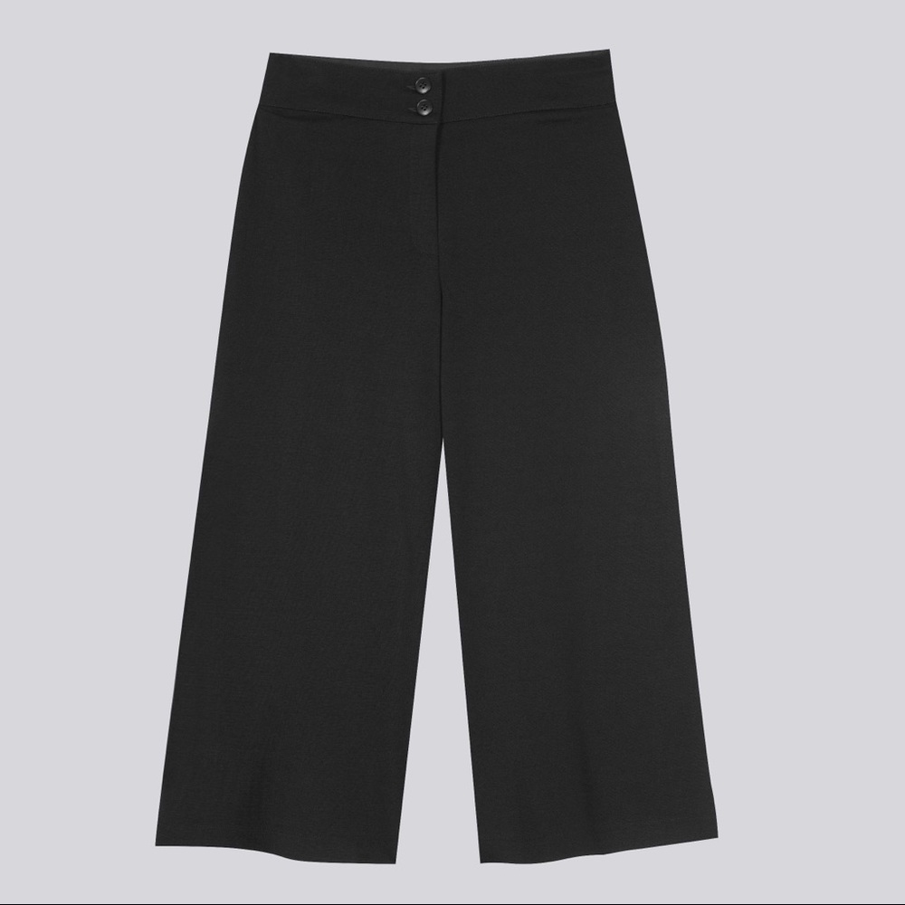 Agnes B black jersey jimmy bermuda shorts Sz 1
